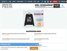 Tablet Screenshot of advocatepress.com